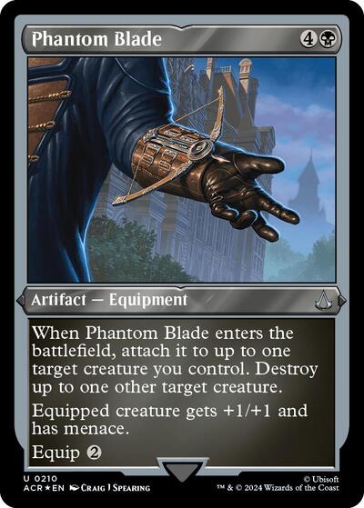 Phantom Blade Foil Etched