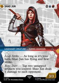 Shao Jun (Showcase) - Universes Beyond: Assassin's Creed - Magic: The Gathering card