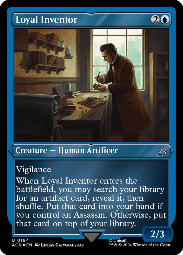 Loyal Inventor (Foil Etched) 194 card