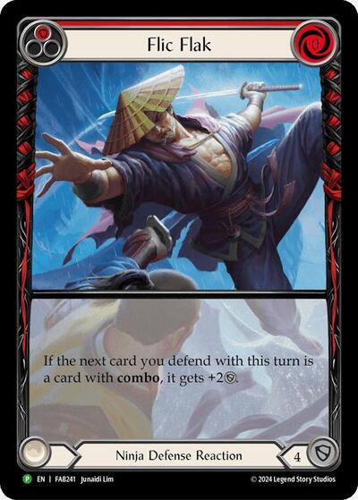 Flic Flak (Red) - FAB241 Flesh and Blood: Promo Cards card price