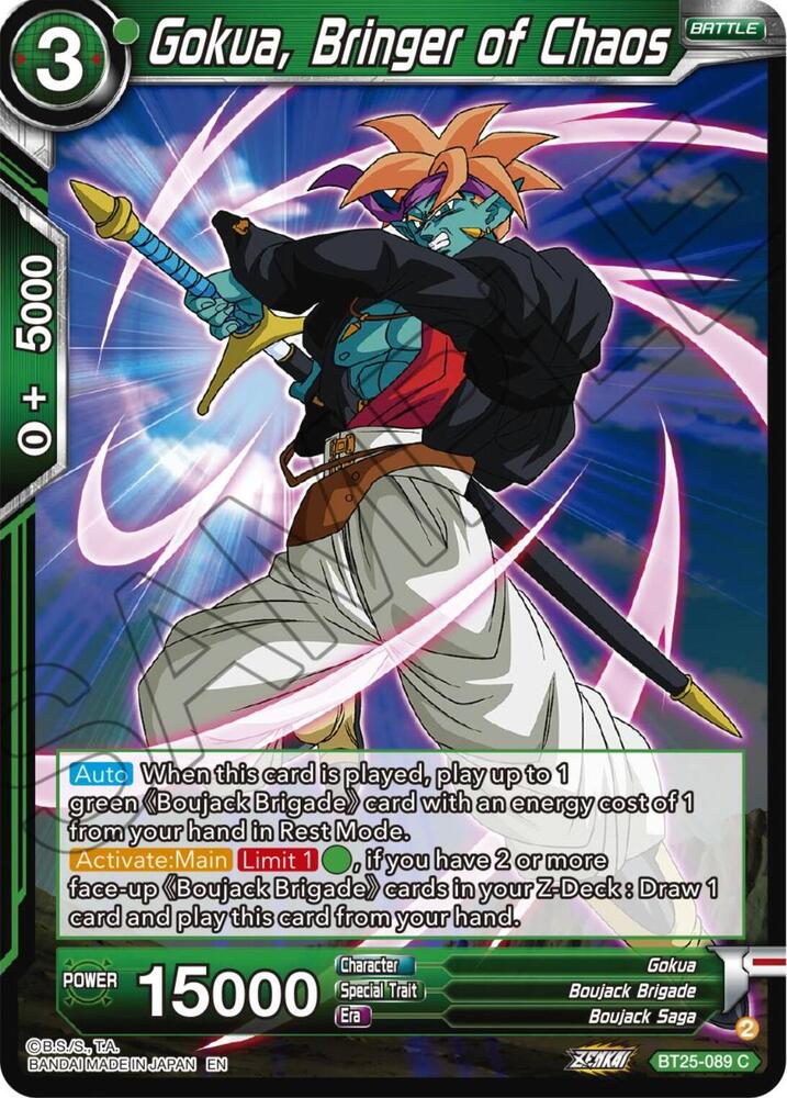 Gokua, Bringer of Chaos - Legend of the Dragon Balls - Dragon Ball