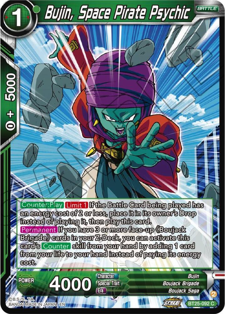 Bujin, Space Pirate Psychic - Legend of the Dragon Balls - Dragon