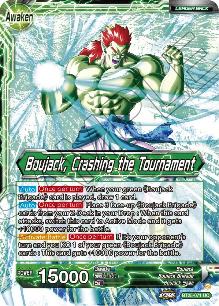 Boujack Brigade // Boujack, Crashing the Tournament #BT25-071 — Legend of the Dragon Balls