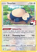 Snorlax [Prize Pack] #143 from Pokemon Lost Origin set