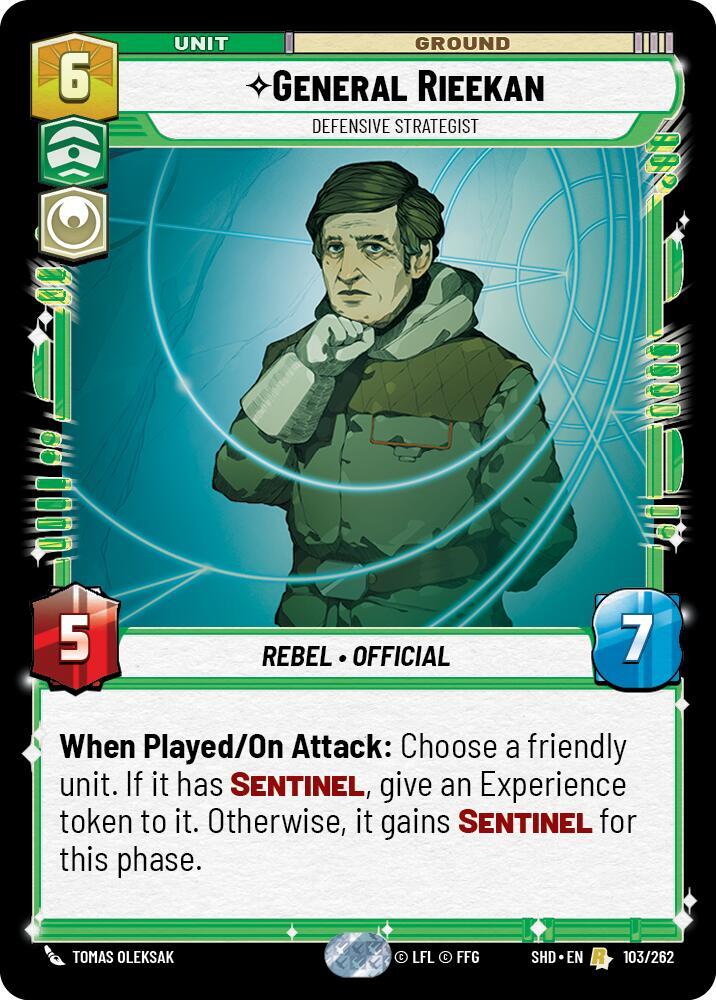 SF・ファンタジー・ホラー Star Wars General Rieekan General Rieekan - Defensive Strategist - Shadows of the Galaxy