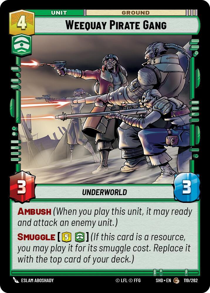 Weequay Pirate Gang - Shadows of the Galaxy - Star Wars: Unlimited