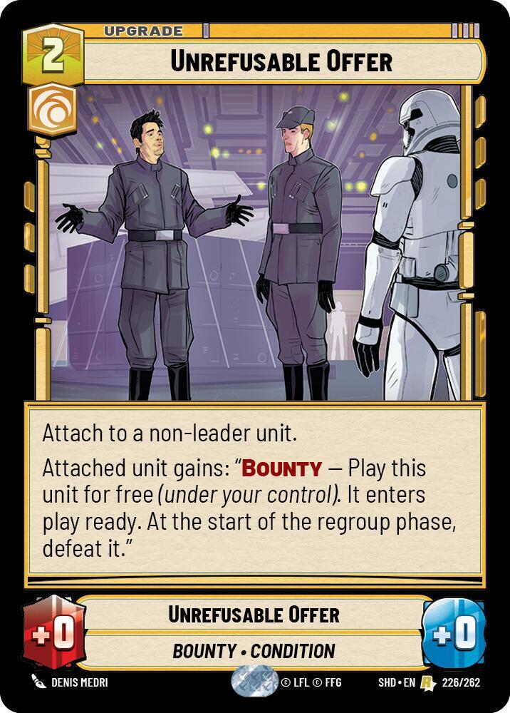 Unrefusable Offer 226/262 card