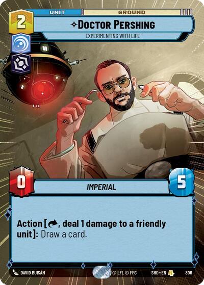 Doctor Pershing - Experimenting With Life (Hyperspace) card
