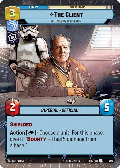 The Client - Dictated by Discretion (Hyperspace) card
