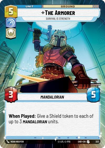 The Armorer - Survival Is Strength (Hyperspace) card
