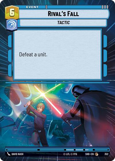 Rival's Fall (Hyperspace) Shadows of the Galaxy card price