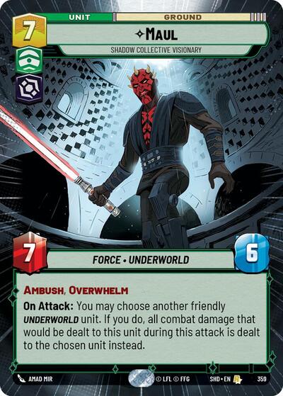 Maul - Shadow Collective Visionary (Hyperspace) card