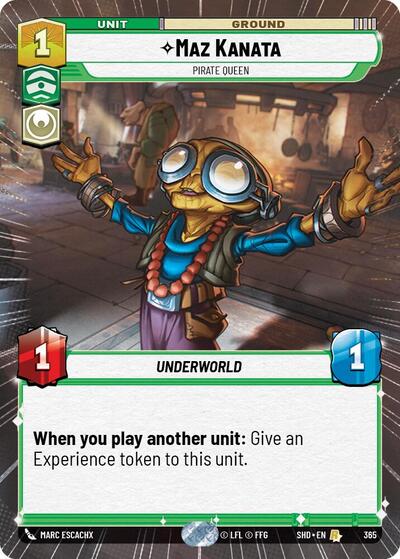 Maz Kanata - Pirate Queen (Hyperspace) card