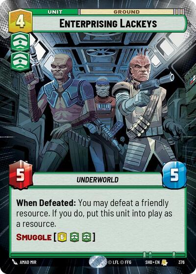 Enterprising Lackeys (Hyperspace) card