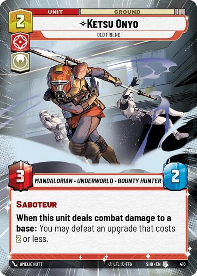 Ketsu Onyo - Old Friend (Hyperspace) card