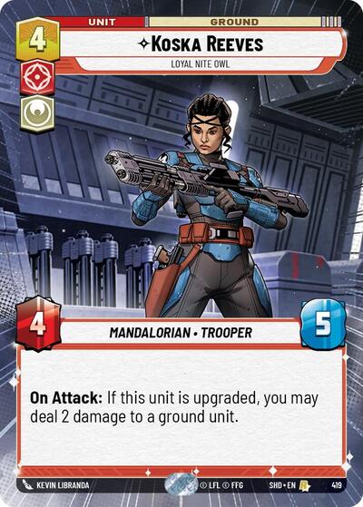 Koska Reeves - Loyal Nite Owl (Hyperspace) card
