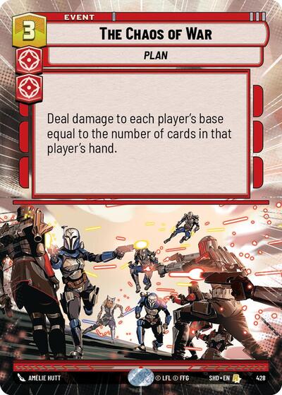 The Chaos of War (Hyperspace) Shadows of the Galaxy card price