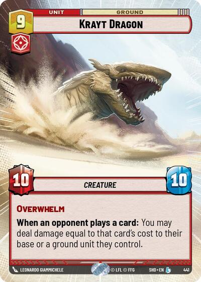 Krayt Dragon (Hyperspace) Shadows of the Galaxy card price