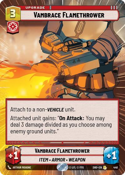 Vambrace Flamethrower (Hyperspace) card