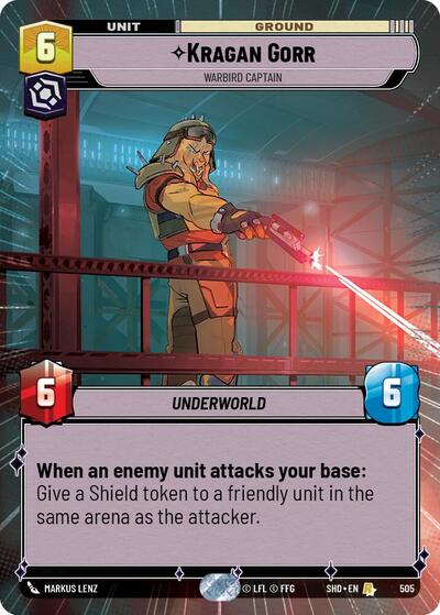 Kragan Gorr - Warbird Captain (Hyperspace) card