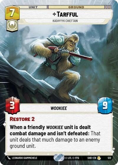 Tarfful - Kashyyyk Chieftain (Hyperspace) card
