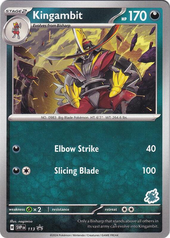 Kingambit - Darkrai Deck 113 from Battle Academy 2024