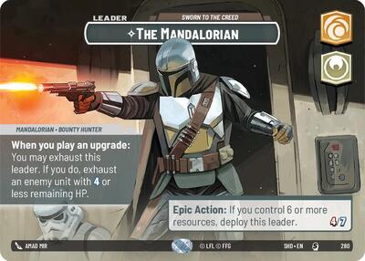 The Mandalorian - Sworn To The Creed (Showcase) Shadows of the Galaxy card price