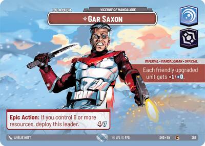 Gar Saxon - Viceroy of Mandalore (Showcase) Shadows of the Galaxy card price