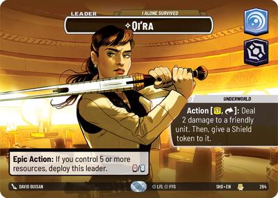 Qi'ra - I Alone Survived (Showcase) Shadows of the Galaxy card price