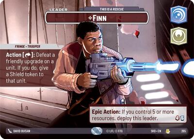 Finn - This is a Rescue (Showcase) Shadows of the Galaxy card price