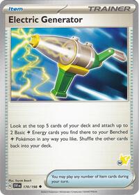 Electric Generator - Pikachu 32 - Battle Academy 2024 - Pokemon card