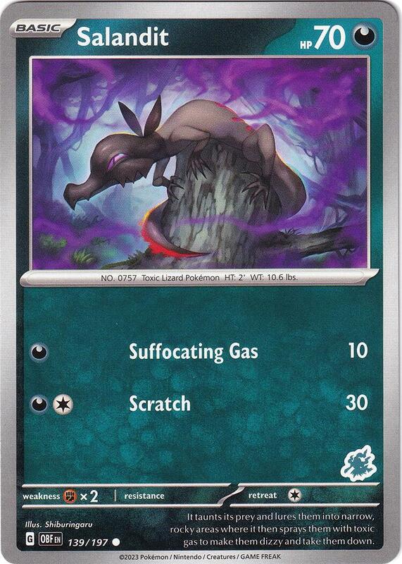 Salandit - Darkrai Deck 139/197 from Battle Academy 2024