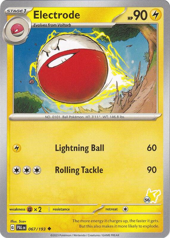 Electrode - Pikachu 56 067/193 from Battle Academy 2024