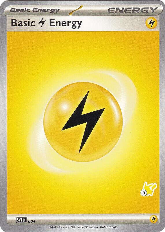 Basic Lightning Energy - Pikachu 3 004 from Battle Academy 2024