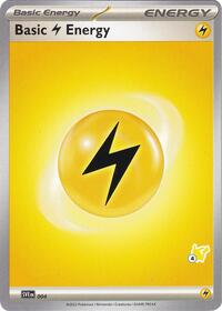 Basic Lightning Energy - Pikachu 4 #004 from Battle Academy 2024 Pokemon card image