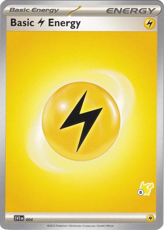 Basic Lightning Energy - Pikachu 8 004 from Battle Academy 2024