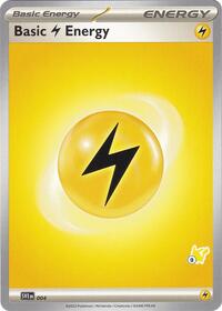 Basic Lightning Energy - Pikachu 9 #004 from Battle Academy 2024 Pokemon card image