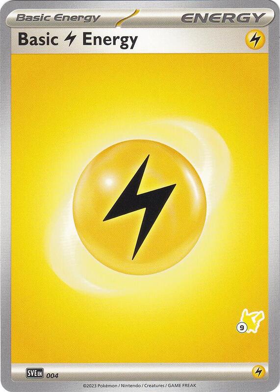 Basic Lightning Energy - Pikachu 9 004 from Battle Academy 2024