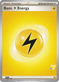 Basic Lightning Energy - Pikachu 10 #004 from Battle Academy 2024 Pokemon card image