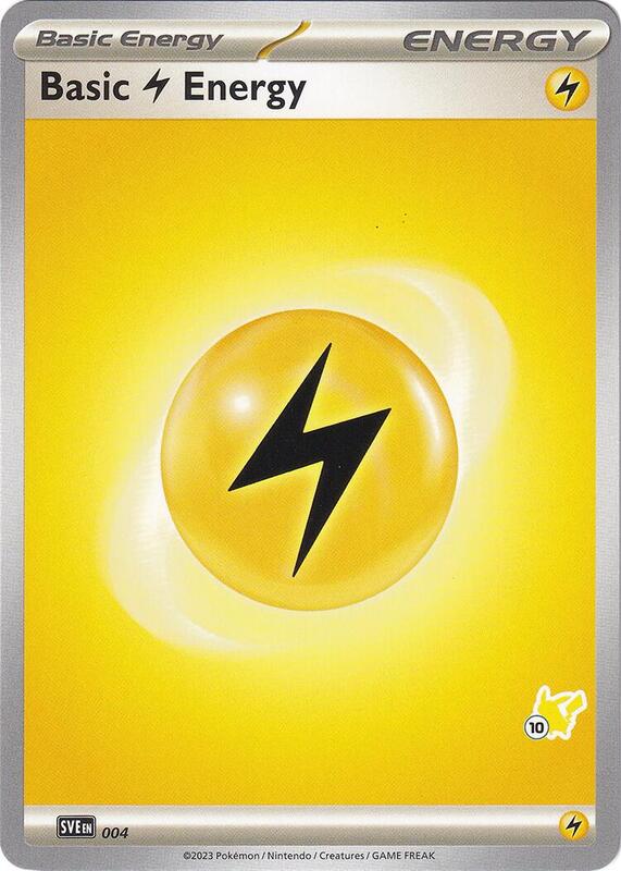 Basic Lightning Energy - Pikachu 10 004 from Battle Academy 2024