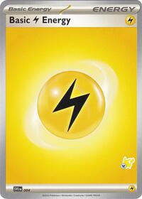 Basic Lightning Energy - Pikachu 12 #004 from Battle Academy 2024 Pokemon card image