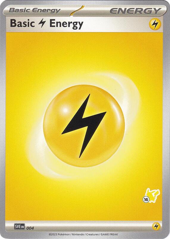 Basic Lightning Energy - Pikachu 16 004 from Battle Academy 2024