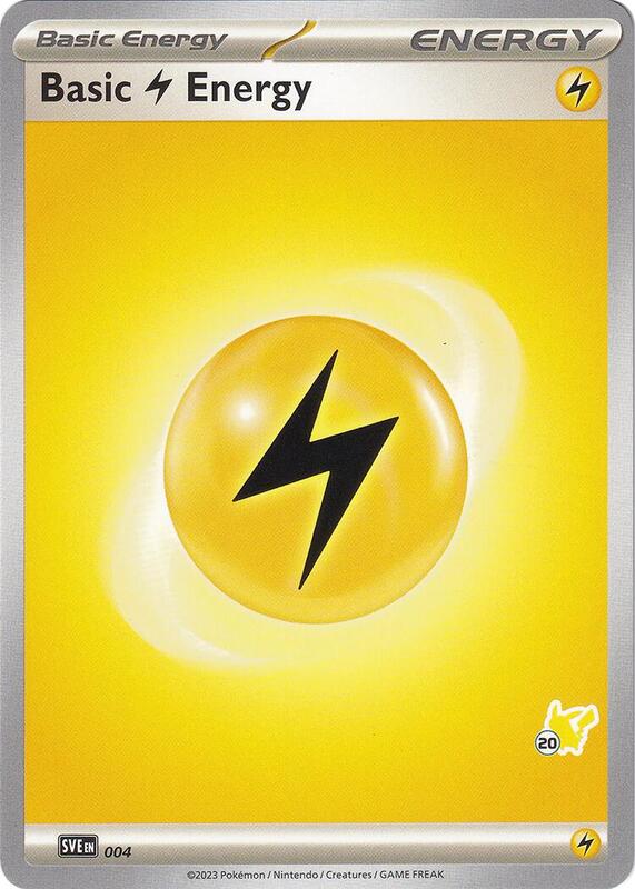 Basic Lightning Energy - Pikachu 20 004 from Battle Academy 2024