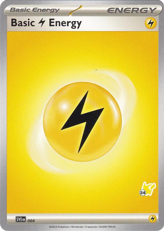 Basic Lightning Energy - Pikachu 24 004 from Battle Academy 2024