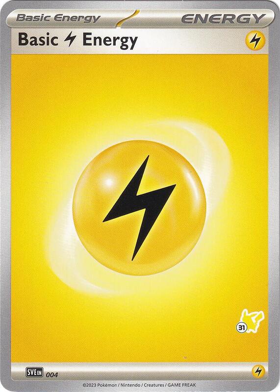 Basic Lightning Energy - Pikachu 31 004 from Battle Academy 2024