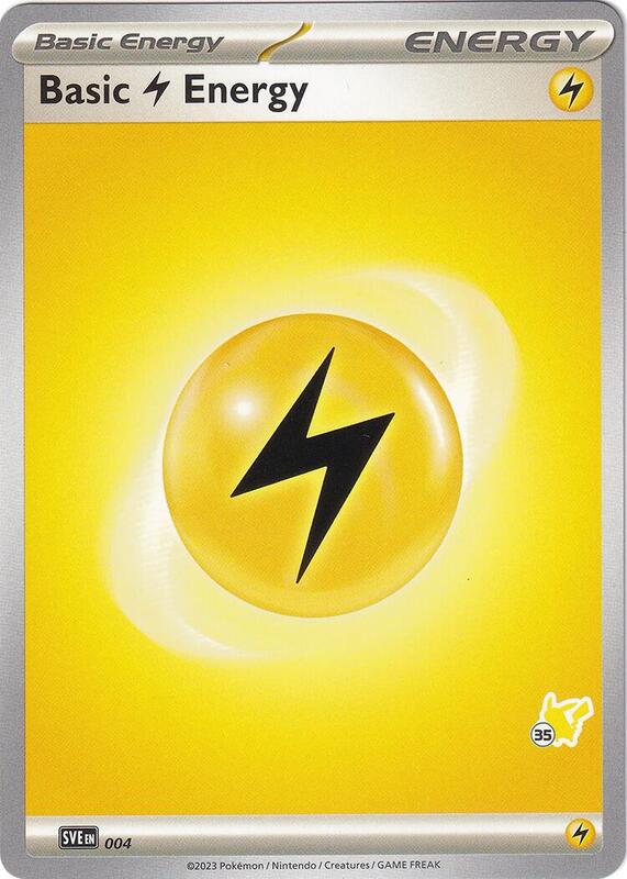Basic Lightning Energy - Pikachu 35 004 from Battle Academy 2024