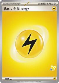 Basic Lightning Energy - Pikachu 39 #004 from Battle Academy 2024 Pokemon card image