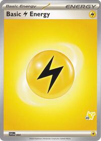 Basic Lightning Energy - Pikachu 43 #004 from Battle Academy 2024 Pokemon card image