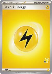 Basic Lightning Energy - Pikachu 48 #004 from Battle Academy 2024 Pokemon card image