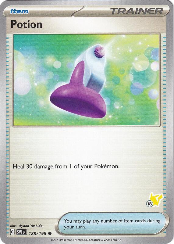 Potion - Pikachu 18 188/192 from Battle Academy 2024